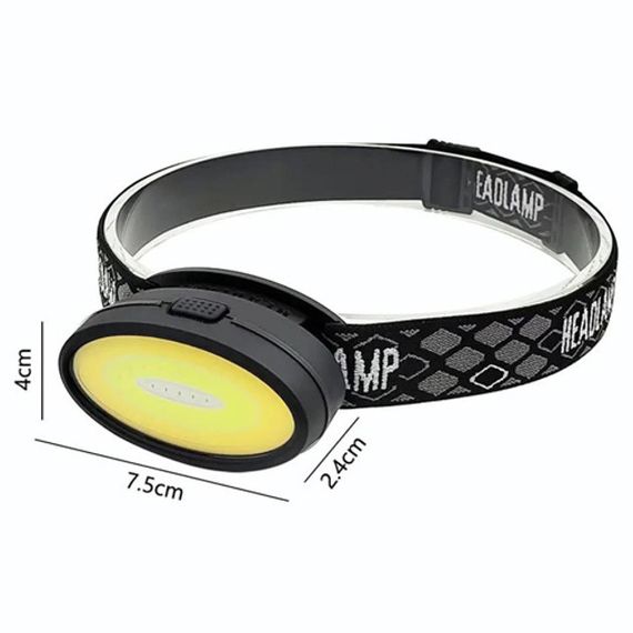 Ліхтар налобний RY-347 акумуляторний C04-COB | Зображення 8