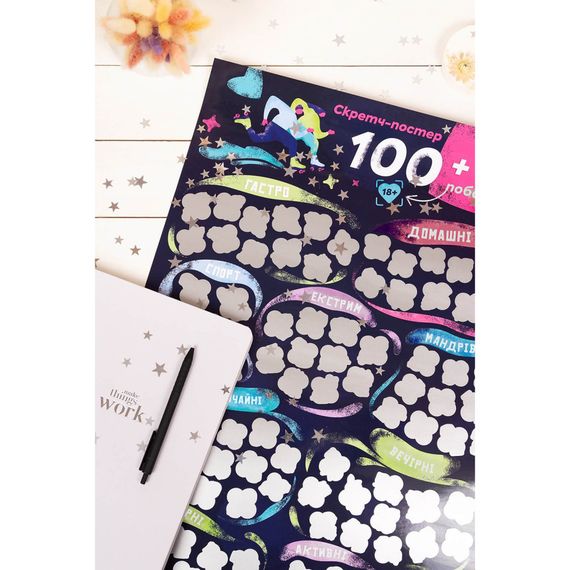 Скретч постер "100+1 свидание" FGS65 на украинском языке | Зображення 6