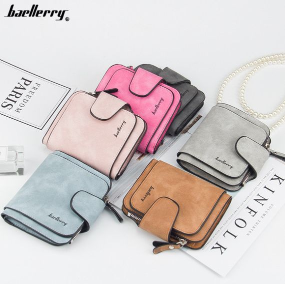 Кошелек женский маленький стильный с монетницей Baellerry Forever | Зображення 4
