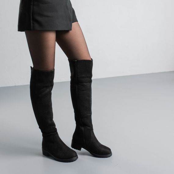 Ботфорты женские зимние Fashion Dinah 3808 36 размер 235 см Черный