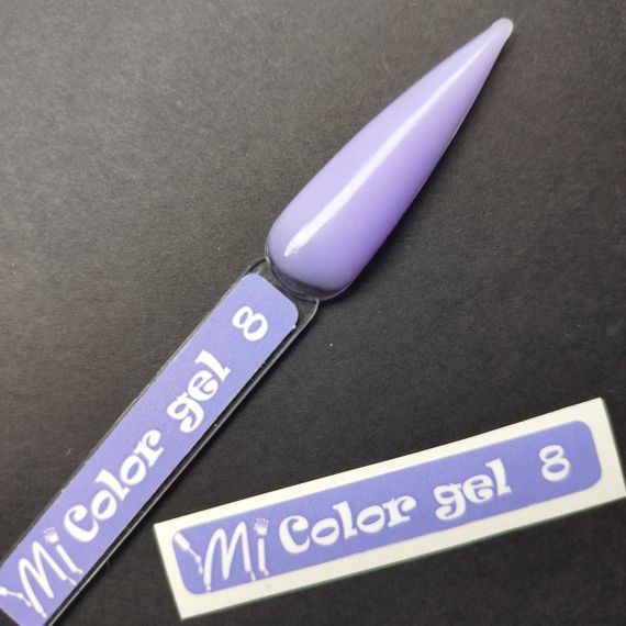 Наліпка на тіпсу (палітру) для гелю Mi Color №08 (9 x 55 мм)