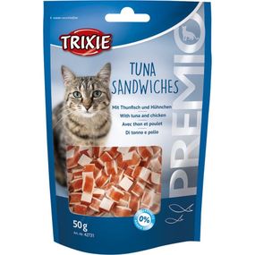Лакомство для котов Trixie Premio Tuna Sandwiches с тунцом и курицей 50 гр