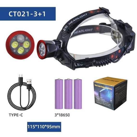 Ліхтар налобний CT021 3+1 GR-48 | Зображення 1