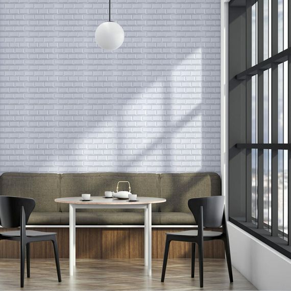 Декоративна ПВХ плитка на самоклейці 300х300х5мм Цегла, ціна за 1 шт. (СПП-501) SW-00000665 | Зображення 4