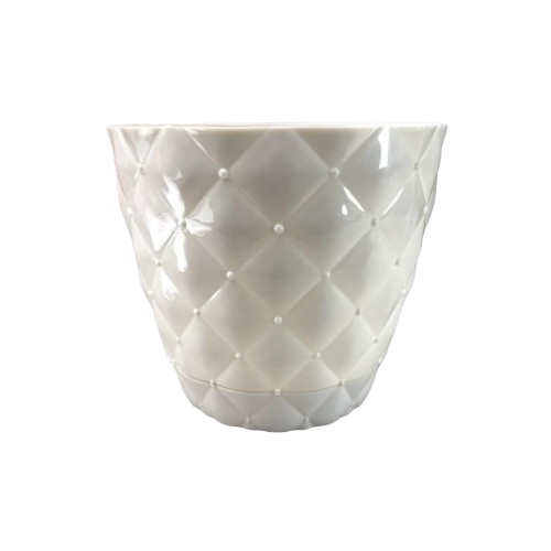 Вазон Намисто 1,6л білий ELIF