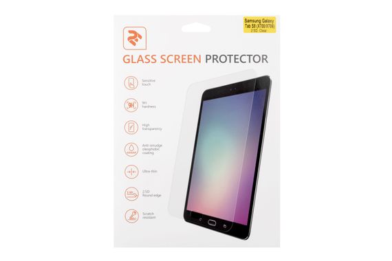 Захисне скло 2E  для Samsung Galaxy Tab S8 (X700/X706), 2.5D, Clear (2E-G-TABS8-LT2.5D-CL) | Зображення 5