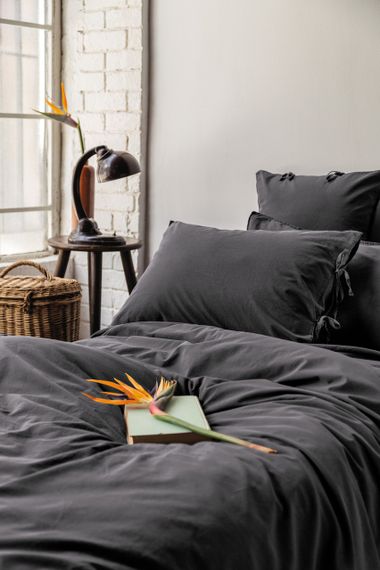 Постельное белье  Issimo Savanna Poplin 200 х 220 см Blacky | Зображення 2