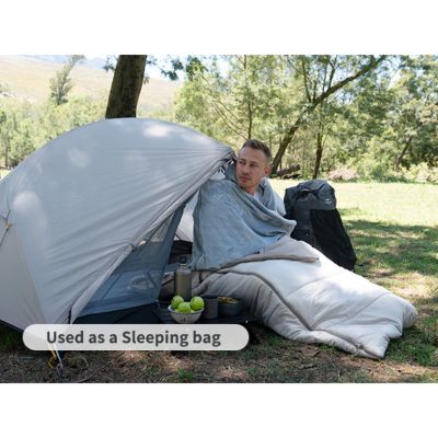 Спальный мешок Naturehike CNK2300SD022, світло-сірий (6976507667333) | Зображення 5