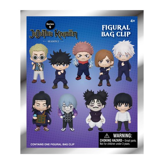 Аниме-брелок на клипсе Jujutsu Kaisen (фигурка-сюрприз в закрытой упаковке)