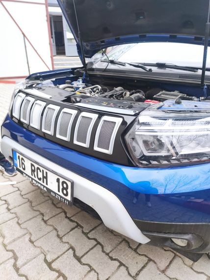 Передня решітка (сіра) для Dacia Duster 2018-2024 рр | Зображення 7