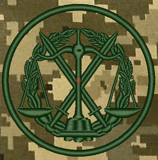 Шеврон Юридичний департамент Міністерства оборони України Юридична служба Збройних Сил України | Зображення 7