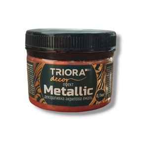 Декоративна акрилова емаль ТМ «ТRІОRА» 0,1 КГ 924 Мідь