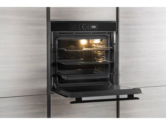 Духовка електрична Whirlpool, 60см, 73л, Гриль, Дисплей, Конвекція, Чорний (AKZM8420NB) | Зображення 4