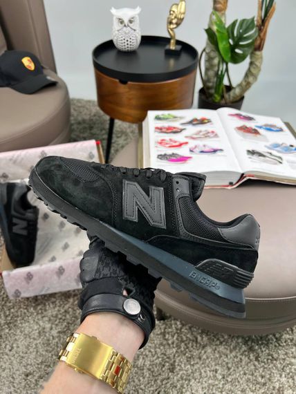 Мужские кроссовки New 574 All Black, Вьетнам A4200 42 27.5 | Зображення 8
