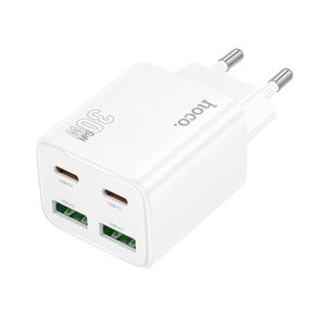 МЗП Hoco N56 Fundador PD30W four-port (2USB-A/2C) White