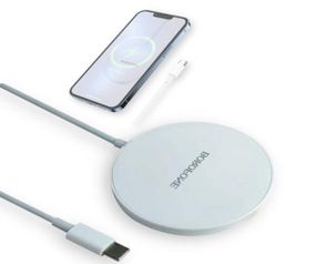 Беспроводное магнитное быстрое зарядное устройство Borofone BQ17 Белый (BQ17_308)