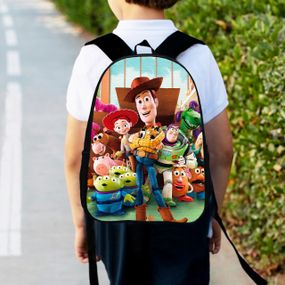 Рюкзак детский история игрушек, 34х27см,городской ранец для мальчика с принтом (00421)