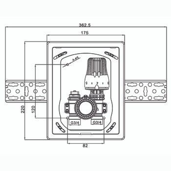 321022 Модуль контролю температури водяної підлоги Tervix Pro Line Control Box R2 | Зображення 5