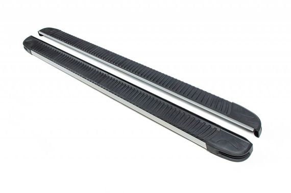 Бокові пороги Maya V1 (2 шт., алюміній) для Nissan Patrol Y62 2010-2024 рр