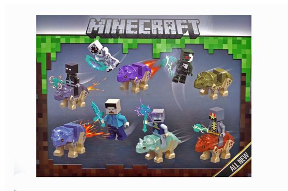 Набір фігурок Майнкрафт з динозаврами, Minecraft 12 шт. | Зображення 3