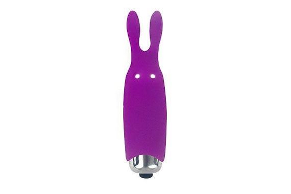 Віброкуля Adrien Lastic Pocket Vibe Rabbit Purple зі стимулювальними вушками Sex Aura