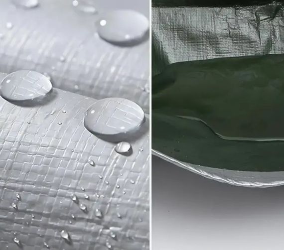 Тент тарпауліновий Shadow з металевими люверсами 150 г/м² 5 х 8 м сірий (TESH00011) | Зображення 7