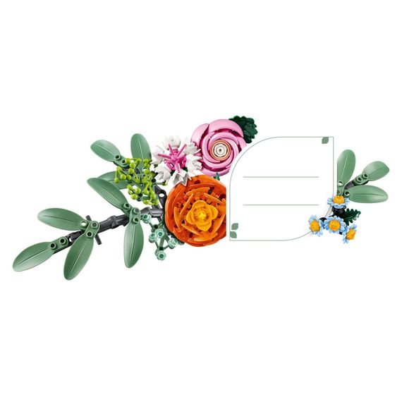 Конструктор LEGO Botanicals Милий рожевий букет квітів (10342) | Зображення 6