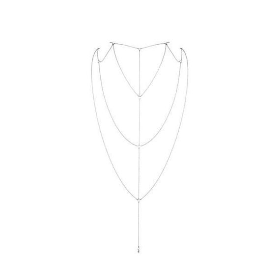 Ланцюжок для спини Bijoux Indiscrets Magnifique Back and Cleavage Chain — Silver