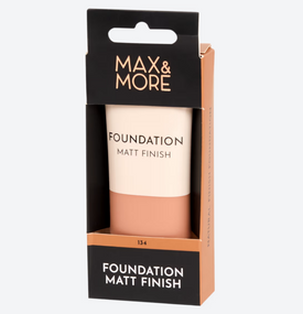 Тональний крем matt finish Max & More 134, 30 ml
