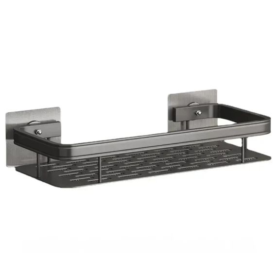 Підвісна металева полиця для ванної кімнати Bathroom shelf Органайзер у ванну До 10 кг | Зображення 5