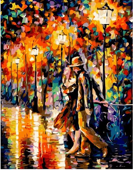 Набережная в красках. Леонид Афремов