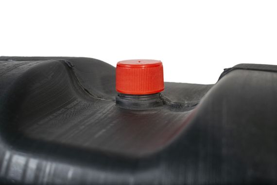 Бак для  душу  100л пластиковий плоский дачний бак для води літній душ | Зображення 3