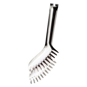 Щипці кухонні металеві 23×4 (см) кулінарні щипці для м'яса, риби, гриля кухарські щипці Сріблястий HP-8-65