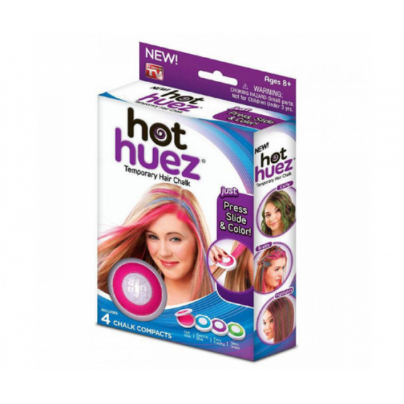 Кольорові крейди для волосся Hot Huez