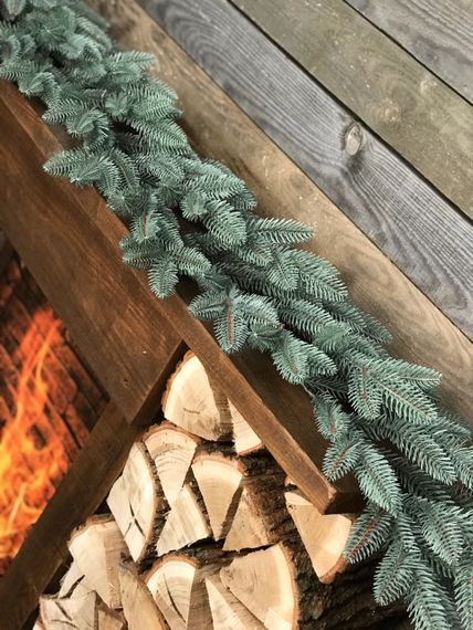 Гірлянда хвойна Classic лита 1,2 м блакитна | Зображення 4