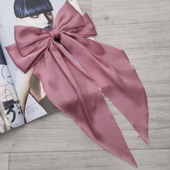 Жіноча шпилька для волосся з бантом Срібний (15005) | Зображення 9