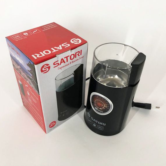 Кавомолка електрична SATORI SG-1803-BL, кавомолка електрична домашня. Колір: чорний | Зображення 7
