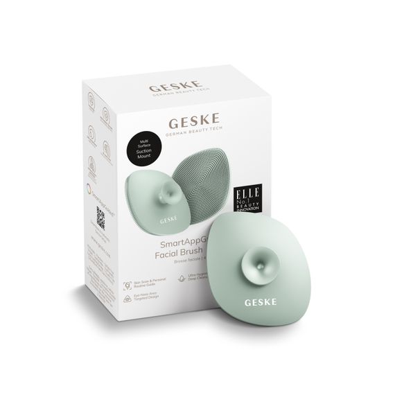 Щітка для обличчя GESKE Facial Brush 4в1 з тримачем green | Зображення 8