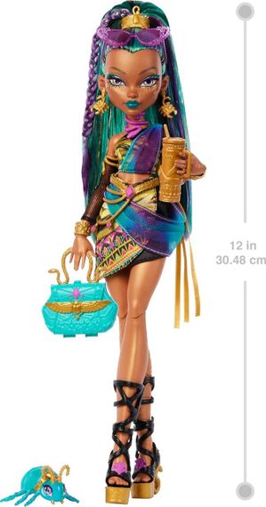 Лялька Монстр Хай Монстро-класика Нефера де Ніл з аксесуарами Оригінал Mattel Monster High Nefera De Nile | Зображення 3