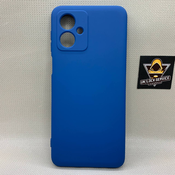 Motorola G54 SoftTouch Silicone Протиударний чохол софт тач Синій