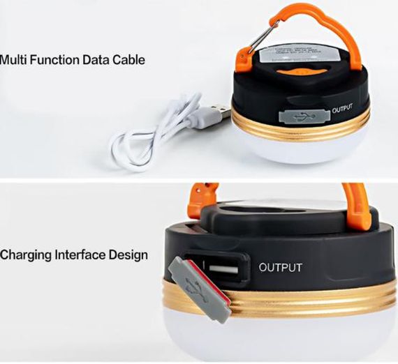 Ліхтар кемпінговий YD-7-7SMD, двоє режимів світла, XPRO, Li-Ion акумулятор, Power Bank, ЗУ Type-C, магніт, гачок (47117-YD-7-7SMD_190) | Зображення 7