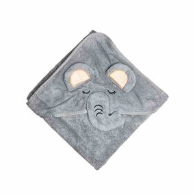 Дитячий рушник з капюшоном MGZ-0640(Gray) розмір 80х80 см