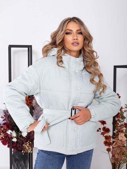 Куртка з поясом, арт. 332, мята