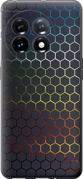 Чехол на OnePlus 11 Переливающиеся соты "498u-2940-17620"