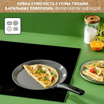 Сковорода Tefal Renewal для млинців 25см чорна (C4283873) | Зображення 6