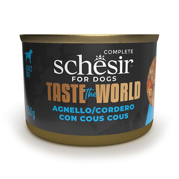 Schesir Dog Taste the World Lamb With Cous Cous вологий корм з ягнятком для собак 150 гр
