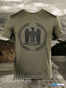 Тактична потоотвідна футболка OBLIVION SPQR олива ДЛ6580