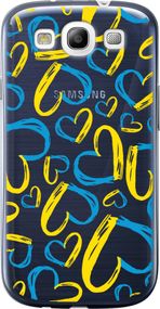 Чехол на Samsung Galaxy S3 i9300 Сердца UA "5292u-11-17620"