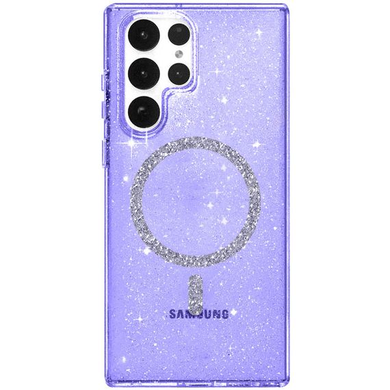 Чехол TPU Eclipse Sparkle (MagFit) для Samsung Galaxy S24 Ultra Purple