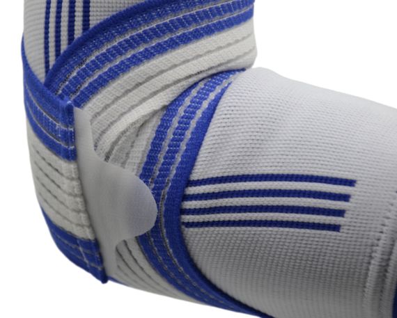 Налокітник Power System PS-6007 Elbow Support Pro White/Blue (1шт.) S/M | Зображення 5